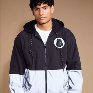 Pre loved Star Wars Vader Black and Gray Hooded Men's Jacket US large